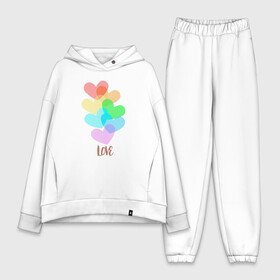 Женский костюм хлопок Oversize с принтом Love в городе Новоалтайск,  |  | 1 годик | love | дети | детские | любовь | малыш | малыши | ребенок