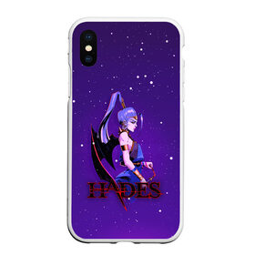 Чехол для iPhone XS Max матовый с принтом Hades Nyx (Z) в городе Новоалтайск, Силикон | Область печати: задняя сторона чехла, без боковых панелей | Тематика изображения на принте: aid | hades | nyx | roguelike | thanatos | zagreus | аид | гадес | загрей | никс | рогалик | танатос