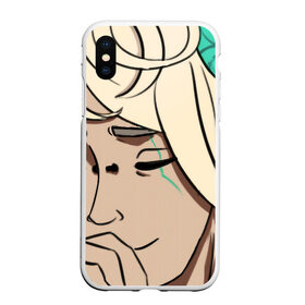 Чехол для iPhone XS Max матовый с принтом Молящийся демоненок в городе Новоалтайск, Силикон | Область печати: задняя сторона чехла, без боковых панелей | Тематика изображения на принте: демон | заключенный | молитва | парень | рогатый