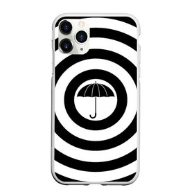 Чехол для iPhone 11 Pro матовый с принтом Узор Академия Амбрелла в городе Новоалтайск, Силикон |  | Тематика изображения на принте: академия | амбрелла | белый | зонт | полосы | узор | фильм | черный