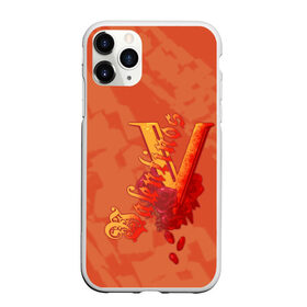 Чехол для iPhone 11 Pro матовый с принтом Valentinos Gang CP 2077 в городе Новоалтайск, Силикон |  | Тематика изображения на принте: city | cyberpunk | gang | night | valentinos | андроид | киберпанк | киборг | найт | робот | сити