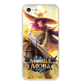 Чехол для iPhone 5/5S матовый с принтом Mobile legends в городе Новоалтайск, Силикон | Область печати: задняя сторона чехла, без боковых панелей | 5v5 | bang bang | dota | game | heroes | kill | legends | moba | mobile | mobile legends | mobile moba | pvp | герои | дота | игра | легенда | моба | мобла