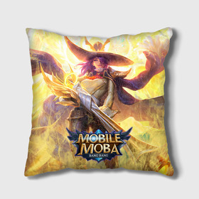 Подушка 3D с принтом Mobile legends в городе Новоалтайск, наволочка – 100% полиэстер, наполнитель – холлофайбер (легкий наполнитель, не вызывает аллергию). | состоит из подушки и наволочки. Наволочка на молнии, легко снимается для стирки | 5v5 | bang bang | dota | game | heroes | kill | legends | moba | mobile | mobile legends | mobile moba | pvp | герои | дота | игра | легенда | моба | мобла