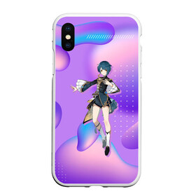 Чехол для iPhone XS Max матовый с принтом Genshin Impact в городе Новоалтайск, Силикон | Область печати: задняя сторона чехла, без боковых панелей | Тематика изображения на принте: anime | game | games | genshin impact | mmo | rpg | анимэ | анме | геншин импакт | игра | игры | ммо | рпг