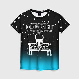 Женская футболка 3D с принтом HOLLOW KNIGHT в городе Новоалтайск, 100% полиэфир ( синтетическое хлопкоподобное полотно) | прямой крой, круглый вырез горловины, длина до линии бедер | hollow knight | silk song | silksong | босс | ложный рыцарь | матка жужж | силк сонг | холлоу кнайт | холлоу найт