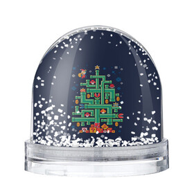 Игрушка Снежный шар с принтом NEW YEAR MARIO в городе Новоалтайск, Пластик | Изображение внутри шара печатается на глянцевой фотобумаге с двух сторон | 2021 | christmas | game | mario | new year | presents | winter | денди | елка | игры | марио | новый год | подарки | рождество | свитер