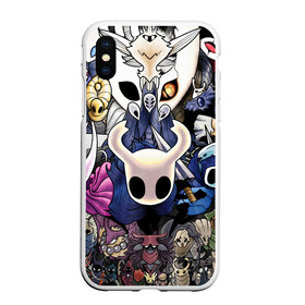 Чехол для iPhone XS Max матовый с принтом HOLLOW KNIGHT в городе Новоалтайск, Силикон | Область печати: задняя сторона чехла, без боковых панелей | hollow knight | silk song | silksong | босс | ложный рыцарь | матка жужж | силк сонг | холлоу кнайт | холлоу найт