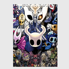 Скетчбук с принтом HOLLOW KNIGHT в городе Новоалтайск, 100% бумага
 | 48 листов, плотность листов — 100 г/м2, плотность картонной обложки — 250 г/м2. Листы скреплены сверху удобной пружинной спиралью | hollow knight | silk song | silksong | босс | ложный рыцарь | матка жужж | силк сонг | холлоу кнайт | холлоу найт