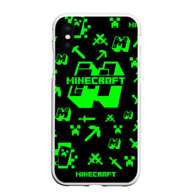 Чехол для iPhone XS Max матовый с принтом Minecraft в городе Новоалтайск, Силикон | Область печати: задняя сторона чехла, без боковых панелей | minecraft | алекс | белый | блоки | ведьма | взрывчатка | визера | волк | гаст | добывать | дракон | зеленый куб | зомби | игра | крафт | крипер | кубики | лошадка | майн | майнкрафт | манкрафт | овечка | оцелот