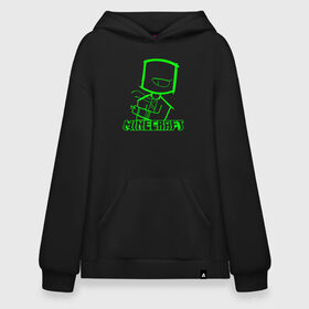 Худи SuperOversize хлопок с принтом Minecraft в городе Новоалтайск, 70% хлопок, 30% полиэстер, мягкий начес внутри | карман-кенгуру, эластичная резинка на манжетах и по нижней кромке, двухслойный капюшон
 | minecraft | алекс | белый | блоки | ведьма | взрывчатка | визера | волк | гаст | добывать | дракон | зеленый куб | зомби | игра | крафт | крипер | кубики | лошадка | майн | майнкрафт | манкрафт | овечка | оцелот