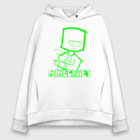 Женское худи Oversize хлопок с принтом Minecraft в городе Новоалтайск, френч-терри — 70% хлопок, 30% полиэстер. Мягкий теплый начес внутри —100% хлопок | боковые карманы, эластичные манжеты и нижняя кромка, капюшон на магнитной кнопке | minecraft | алекс | белый | блоки | ведьма | взрывчатка | визера | волк | гаст | добывать | дракон | зеленый куб | зомби | игра | крафт | крипер | кубики | лошадка | майн | майнкрафт | манкрафт | овечка | оцелот