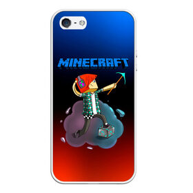 Чехол для iPhone 5/5S матовый с принтом Minecraft в городе Новоалтайск, Силикон | Область печати: задняя сторона чехла, без боковых панелей | Тематика изображения на принте: minecraft | алекс | белый | блоки | ведьма | взрывчатка | визера | волк | гаст | добывать | дракон | зеленый куб | зомби | игра | крафт | крипер | кубики | лошадка | майн | майнкрафт | манкрафт | овечка | оцелот