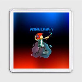 Магнит 55*55 с принтом Minecraft в городе Новоалтайск, Пластик | Размер: 65*65 мм; Размер печати: 55*55 мм | minecraft | алекс | белый | блоки | ведьма | взрывчатка | визера | волк | гаст | добывать | дракон | зеленый куб | зомби | игра | крафт | крипер | кубики | лошадка | майн | майнкрафт | манкрафт | овечка | оцелот