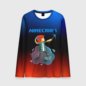 Мужской лонгслив 3D с принтом Minecraft в городе Новоалтайск, 100% полиэстер | длинные рукава, круглый вырез горловины, полуприлегающий силуэт | minecraft | алекс | белый | блоки | ведьма | взрывчатка | визера | волк | гаст | добывать | дракон | зеленый куб | зомби | игра | крафт | крипер | кубики | лошадка | майн | майнкрафт | манкрафт | овечка | оцелот