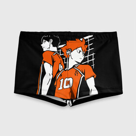 Детские купальные плавки 3D с принтом Haikyuu Hinata Kageyama в городе Новоалтайск, Полиэстер 85%, Спандекс 15% | Слитный крой, подклад по переду изделия, узкие бретели | Тематика изображения на принте: anime | haiku | haikuu | haikyu | haikyuu | hinata | kageyama | karasuno | shoe | аниме | атака титанов | ван пис | волейбол | кагеяма | карасуно | наруто | некома | хайку | хината | чиби | шариторидзава | шое