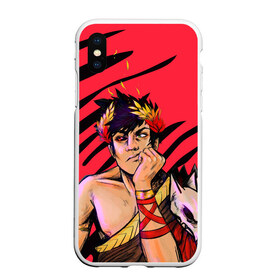Чехол для iPhone XS Max матовый с принтом Hades в городе Новоалтайск, Силикон | Область печати: задняя сторона чехла, без боковых панелей | game | games | hades | аид | арт | загрей | хадес | хадэс