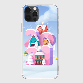 Чехол для iPhone 12 Pro Max с принтом 2021 год Домики в городе Новоалтайск, Силикон |  | 2021 | 7 января | bull | newyear | santa | бык | быки | бычок | год быка | дед мороз | корова | новогодние каникулы | новогодние праздники | новый 2021 | новый год | новый год 2021 | рождество | сани | санта | санта клаус