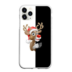 Чехол для iPhone 11 Pro Max матовый с принтом Новогодний Олень в городе Новоалтайск, Силикон |  | Тематика изображения на принте: christmas | merry christmas | santa claus | дед мороз | ёлка | новогодние олени | новый год | оленёнок бэмби | оленёнок рудольф | орнамент | с новым годом | санта клаус | свитер с оленями | снегурочка | снежинки | узоры