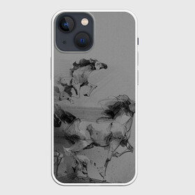 Чехол для iPhone 13 mini с принтом кони в городе Новоалтайск,  |  | horse | horseshoe | акварель | головалошади | грива | жеребец | животные | конь | лошадь | лошадьскрыльями | подкова | природа | рисуноккрасками