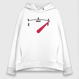 Женское худи Oversize хлопок с принтом Energy (Парные) в городе Новоалтайск, френч-терри — 70% хлопок, 30% полиэстер. Мягкий теплый начес внутри —100% хлопок | боковые карманы, эластичные манжеты и нижняя кромка, капюшон на магнитной кнопке | family | family look | детские | для всей семьи | семейные | семья | фэмили лук
