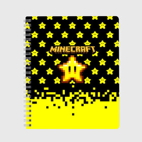 Тетрадь с принтом Minecraft в городе Новоалтайск, 100% бумага | 48 листов, плотность листов — 60 г/м2, плотность картонной обложки — 250 г/м2. Листы скреплены сбоку удобной пружинной спиралью. Уголки страниц и обложки скругленные. Цвет линий — светло-серый
 | minecraft | алекс | белый | блоки | ведьма | взрывчатка | визера | волк | гаст | добывать | дракон | зеленый куб | зомби | игра | крафт | крипер | кубики | лошадка | майн | майнкрафт | манкрафт | овечка | оцелот
