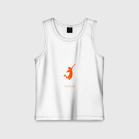 Детская майка хлопок с принтом Property of KARASUNO HIGH SCHOOL. Volleyball team в городе Новоалтайск,  |  | anime | haikyu | haikyuu | karasuno | аниме | волейбол | ворон | карасуно | манга | мяч | сёё хината