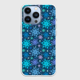 Чехол для iPhone 13 Pro с принтом Новогодние Узоры в городе Новоалтайск,  |  | Тематика изображения на принте: merry christmas | дед мороз | ёлка | зима | мороз | новый год | подарок | праздник | рождество | с новым годом | санта клаус | снег | снеговик | снегурочка | снежинки | снежные узоры | узоры