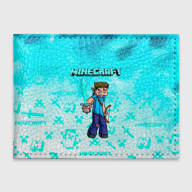 Обложка для студенческого билета с принтом Minecraft в городе Новоалтайск, натуральная кожа | Размер: 11*8 см; Печать на всей внешней стороне | Тематика изображения на принте: minecraft | алекс | белый | блоки | ведьма | взрывчатка | визера | волк | гаст | добывать | дракон | зеленый куб | зомби | игра | крафт | крипер | кубики | лошадка | майн | майнкрафт | манкрафт | овечка | оцелот