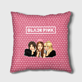 Подушка 3D с принтом BlackPink в городе Новоалтайск, наволочка – 100% полиэстер, наполнитель – холлофайбер (легкий наполнитель, не вызывает аллергию). | состоит из подушки и наволочки. Наволочка на молнии, легко снимается для стирки | Тематика изображения на принте: blackpink | blink | bts | exo | icecream | jennie | jisoo | korea | kpop | lisa | love | rose | блекпинк | девушки | корея | кпоп | музыка
