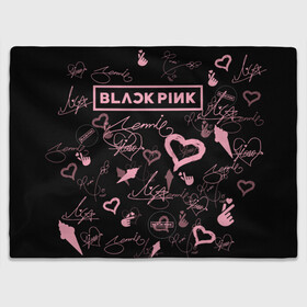 Плед 3D с принтом BLACKPINK в городе Новоалтайск, 100% полиэстер | закругленные углы, все края обработаны. Ткань не мнется и не растягивается | blackpink | blink | bts | exo | icecream | jennie | jisoo | korea | kpop | lisa | love | rose | блекпинк | девушки | корея | кпоп | музыка