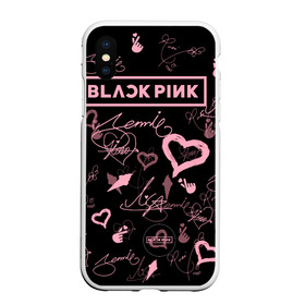 Чехол для iPhone XS Max матовый с принтом BLACKPINK в городе Новоалтайск, Силикон | Область печати: задняя сторона чехла, без боковых панелей | Тематика изображения на принте: blackpink | blink | bts | exo | icecream | jennie | jisoo | korea | kpop | lisa | love | rose | блекпинк | девушки | корея | кпоп | музыка