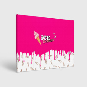 Холст прямоугольный с принтом Ice Cream BlackPink в городе Новоалтайск, 100% ПВХ |  | Тематика изображения на принте: blackpink | blink | bts | exo | icecream | jennie | jisoo | korea | kpop | lisa | love | rose | блекпинк | девушки | корея | кпоп | музыка