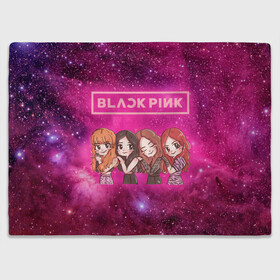 Плед 3D с принтом Black Pink в городе Новоалтайск, 100% полиэстер | закругленные углы, все края обработаны. Ткань не мнется и не растягивается | blackpink | blink | bts | exo | icecream | jennie | jisoo | korea | kpop | lisa | love | rose | блекпинк | девушки | корея | кпоп | музыка