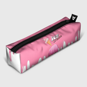Пенал 3D с принтом BLACKPINK Ice Cream в городе Новоалтайск, 100% полиэстер | плотная ткань, застежка на молнии | blackpink | blink | bts | exo | icecream | jennie | jisoo | korea | kpop | lisa | love | rose | блекпинк | девушки | корея | кпоп | музыка