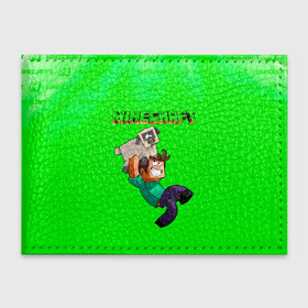 Обложка для студенческого билета с принтом Minecraft в городе Новоалтайск, натуральная кожа | Размер: 11*8 см; Печать на всей внешней стороне | Тематика изображения на принте: minecraft | алекс | белый | блоки | ведьма | взрывчатка | визера | волк | гаст | добывать | дракон | зеленый куб | зомби | игра | крафт | крипер | кубики | лошадка | майн | майнкрафт | манкрафт | овечка | оцелот