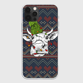 Чехол для iPhone 12 Pro Max с принтом Праздничный бык в городе Новоалтайск, Силикон |  | 2021 | 7 января | bull | newyear | santa | бык | быки | бычок | год быка | дед мороз | корова | новогодние каникулы | новогодние праздники | новый 2021 | новый год | новый год 2021 | рождество | сани | санта | санта клаус