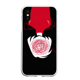 Чехол для iPhone XS Max матовый с принтом любовь в городе Новоалтайск, Силикон | Область печати: задняя сторона чехла, без боковых панелей | Тематика изображения на принте: влюбленных | день святого валентина | для двоих | для пар | милый | мишка | парные | подарок