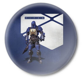 Значок с принтом Destiny 2 : Beyond Light в городе Новоалтайск,  металл | круглая форма, металлическая застежка в виде булавки | beyond | destiny 2 | light | игра | шутера