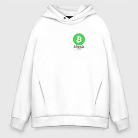 Мужское худи Oversize хлопок с принтом BITCOIN CASH в городе Новоалтайск, френч-терри — 70% хлопок, 30% полиэстер. Мягкий теплый начес внутри —100% хлопок | боковые карманы, эластичные манжеты и нижняя кромка, капюшон на магнитной кнопке | bitcoin | btc | биткоин | валюта | деньги | криптовалюта