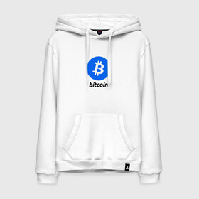 Мужская толстовка хлопок с принтом BITCOIN в городе Новоалтайск, френч-терри, мягкий теплый начес внутри (100% хлопок) | карман-кенгуру, эластичные манжеты и нижняя кромка, капюшон с подкладом и шнурком | bitcoin | btc | биткоин | валюта | деньги | криптовалюта