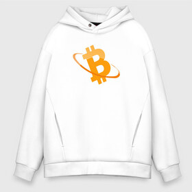 Мужское худи Oversize хлопок с принтом BITCOIN в городе Новоалтайск, френч-терри — 70% хлопок, 30% полиэстер. Мягкий теплый начес внутри —100% хлопок | боковые карманы, эластичные манжеты и нижняя кромка, капюшон на магнитной кнопке | bitcoin | btc | биткоин | валюта | деньги | криптовалюта