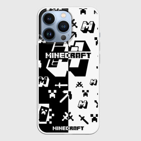 Чехол для iPhone 13 Pro с принтом Minecraft в городе Новоалтайск,  |  | minecraft | алекс | белый | блоки | ведьма | взрывчатка | визера | волк | гаст | добывать | дракон | зеленый куб | зомби | игра | крафт | крипер | кубики | лошадка | майн | майнкрафт | манкрафт | овечка | оцелот