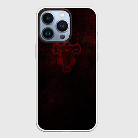 Чехол для iPhone 13 Pro с принтом Невероятно темный Черный Клевер в городе Новоалтайск,  |  | asta | black clover | bulls | акума | аста | быки | демон | пятилистник | черный клевер