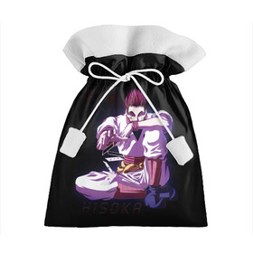 Подарочный 3D мешок с принтом Хисока в городе Новоалтайск, 100% полиэстер | Размер: 29*39 см | hisoka | hunter  hunter | охотник | охотник х охотник | хантер | хантер х хантер | хисока
