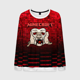 Мужской свитшот 3D с принтом Minecraft в городе Новоалтайск, 100% полиэстер с мягким внутренним слоем | круглый вырез горловины, мягкая резинка на манжетах и поясе, свободная посадка по фигуре | minecraft | алекс | белый | блоки | ведьма | взрывчатка | визера | волк | гаст | добывать | дракон | зеленый куб | зомби | игра | крафт | крипер | кубики | лошадка | майн | майнкрафт | манкрафт | овечка | оцелот