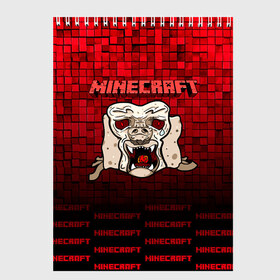 Скетчбук с принтом Minecraft в городе Новоалтайск, 100% бумага
 | 48 листов, плотность листов — 100 г/м2, плотность картонной обложки — 250 г/м2. Листы скреплены сверху удобной пружинной спиралью | minecraft | алекс | белый | блоки | ведьма | взрывчатка | визера | волк | гаст | добывать | дракон | зеленый куб | зомби | игра | крафт | крипер | кубики | лошадка | майн | майнкрафт | манкрафт | овечка | оцелот