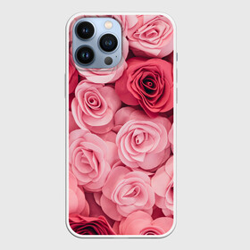 Чехол для iPhone 13 Pro Max с принтом Розовые Розы в городе Новоалтайск,  |  | Тематика изображения на принте: pink | rose | день святого валентина | красивый | любовь | прекрасный | роза | цветок | цветы