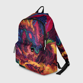 Рюкзак 3D с принтом HYPER BEAST в городе Новоалтайск, 100% полиэстер | лямки с регулируемой длиной, сверху петелька, чтобы рюкзак можно было повесить на вешалку. Основное отделение закрывается на молнию, как и внешний карман. Внутри два дополнительных кармана, один из которых закрывается на молнию. По бокам два дополнительных кармашка | awp | counter strike | cs go | game | hyper beast | skin | swat | terrorist | warning | авп | автомат | винтовка | дракон | игры | компьютерная игра | контер страйк | контр страйк | кс го | монстр | оружие | скин | спецназ | хайпер бист