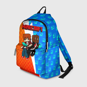 Рюкзак 3D с принтом Minecraft в городе Новоалтайск, 100% полиэстер | лямки с регулируемой длиной, сверху петелька, чтобы рюкзак можно было повесить на вешалку. Основное отделение закрывается на молнию, как и внешний карман. Внутри два дополнительных кармана, один из которых закрывается на молнию. По бокам два дополнительных кармашка | minecraft | алекс | белый | блоки | ведьма | взрывчатка | визера | волк | гаст | добывать | дракон | зеленый куб | зомби | игра | крафт | крипер | кубики | лошадка | майн | майнкрафт | манкрафт | овечка | оцелот