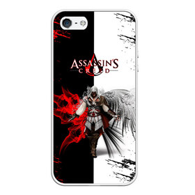 Чехол для iPhone 5/5S матовый с принтом ASSASSINS CREED в городе Новоалтайск, Силикон | Область печати: задняя сторона чехла, без боковых панелей | slayer | асасин | ассасин крид | ассассин | тамплиеры